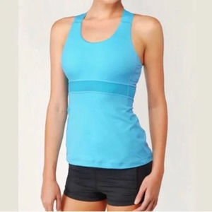 LULULEMON Swift Tank Sz 4 Blue